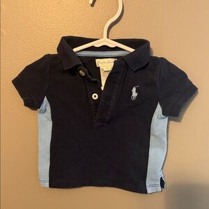 Ralph Lauren Kids Polo - Dark Blue and Light Blue